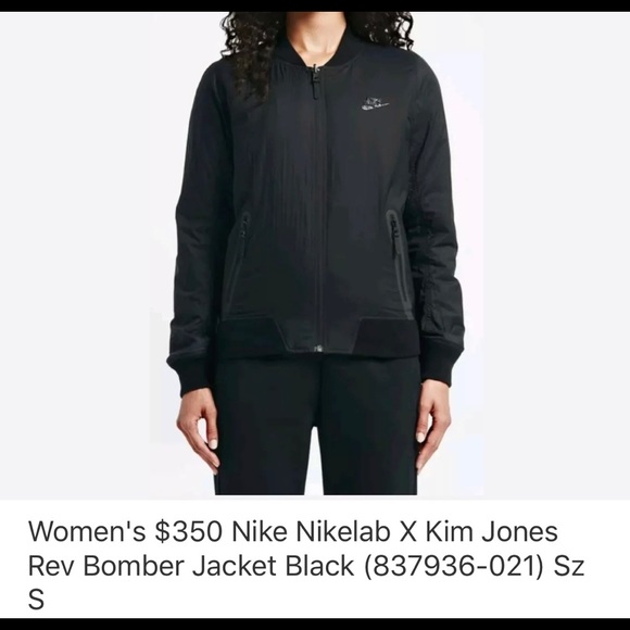 Nike Jackets \u0026 Coats | Nike NikeLab x Kim Jones Bomber Jacket 837936 -021 | Color: Black/Gray | Size: S | Fushniz's Closet